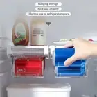 Automatic Rolling Fridge Storage Drawer Box Refrigerator Cans Storage Shelf