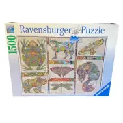 Ravensburger Puzzle 1500 Pieces Southwestern Animals Indigenous Art No. 162321