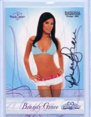 2008 BENCHWARMER NATIONAL SPORTS COLLECTORS CONVENTION BRANDY GRACE AUTOGRAPH