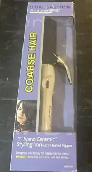 Vidal Sassoon Answers Nano Ceramic Styling Iron 1" Barrel VSIR 1503 Course Hair