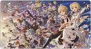 Anime Mouse pad Genshin Impact Large Gaming Mouse pad Home Office Desk Mat XXL Computer Keyboard Mat Full Desk Mousepad Non-Slip Rubber Base Stitched Edge Galaxy Printing(40 * 75CM) (3)