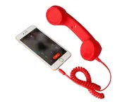 New Classic Comfort Retro Phone Handset Speaker Phone Call Mic Receiver For iPhone Android Phones