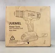 20V Cordless Drill Driver JUEMEL 100Pcs Accessories Electric Power Drill Set