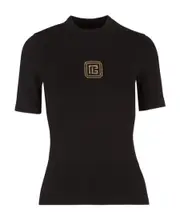 Balmain Retro PB T-Shirt XS Black
