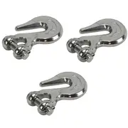 [TechBrands] Stainless Steel Clevis Chain Grab Hook - 6mm 550kg