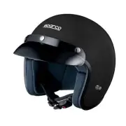 Sparco CLUB J-1 Open Face Helmet ECE Approved Black Matt s. XS