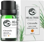 HEALTREE Citronella Essential Oil - 100% Pure Citronella Oil for Diffuser or Skincare Aromatherapy, 10ml