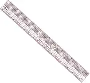 Perfeclan Grading Ruler Tailor Ruler Clear Protractor Scale B95 Metric and inch Sewing Ruler Garment Ruler for Pattern Making Tailoring