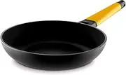 Castey Non-Stick cast Aluminium Frying pan with Removable Handle, Yellow, 20 cm / 8 inches