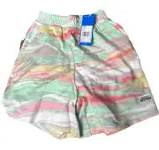Adidas Shorts Womens Extra Small Pastel Sherbert Gym Elastic Waist NWT $69 4”