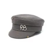 [Ruslan Baginskiy] Ruslan Baginskiy Mélange-effect Baker Boy Cap M GREY