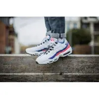 在飛比找Yahoo奇摩拍賣-7-11運費0元優惠優惠-【正品】NIKE AIR MAX 95 白色 藍紅 氣墊 復