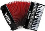 Accordion - 34 Key 60 Bass Piano Style, Lightweight & Portable with Adjustable Strap & Backpack, Perfect for Beginners, Students & Adults (black)