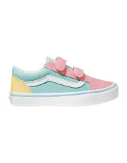 [Vans] Old Skool Glitter V Youth Sneakers in Multi