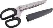 MollyZillah Herb Scissors, Heavy Duty 5 Blade Kitchen Shears Scissors