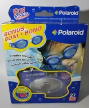 Vintage Polaroid Waterproof Fun Shooter Disposable Camera with Bonus Googles NEW