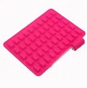 Rose Red 53 Cavity Silicone Gummy Bear Mold Candy Chocolate Jelly Ice Moulds Bakeware AU