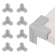 Corner Protectors 8Pcs Table Corner Protectors(3D-shaped, Grey)