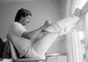 Ian Botham Of England Smoking A Cigarette Whilst Waiting To Bat 1982 Old Photo 3