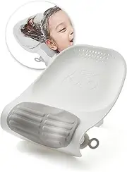 Toyture Shampoo Bowl for Kids, Baby, Adults | Portable Hair Washing Basin | Shampoo Bowl Neck Rest | Tear Free Shampoo for Kids | Hair Washing Sink for Children (Grey)