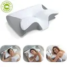 Memory Foam Cervical Pillow, 2 in 1 Ergonomic Orthopedic Contour Neck Support