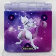 Pokemon Mewtwo GBA SP Shell diy handheld housing Backlit IPS Mew Psychic Type