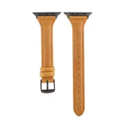 For Apple Watch Series 5 & 4 44mm Crazy Horse Texture Genuine Leather Strap(Light Brown)