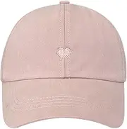 [Vbnuyhim] Baseball Cap Cotton Baseball Cap for Sun Protection Beach Hat - Sports Sun Hat, Trucker Hat Stylish, Lightweight, Adjustable for Hat, Pink (Head Circumference 49-55)