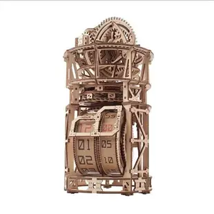強強滾-預購Ugears 陀飛輪 宇宙仰望者 (送砂紙) 木製機械座鐘 頂級鐘錶工藝 彷彿天文台 烏克蘭