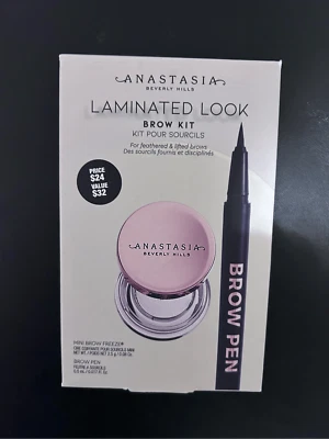 Anastasia Beverly Hills Laminated Look Brow Kit Soft Brown NEW In Box