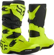 FOX Comp 2023 Youth Motocross Boots, black-yellow, Size 40 37 Black Yellow