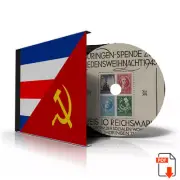 OCCUPIED GERMANY STAMP ALBUM PAGES 1945-1949 (50 PDF color illustrated pages)