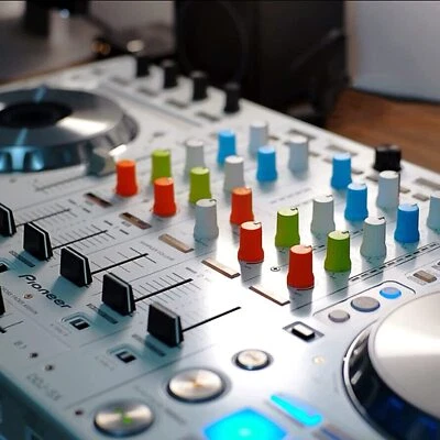 Mix Color Knob EQ Fader Cap For Pioneer Numark Rane AKAI DJ Controller Mixer Set