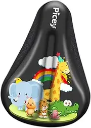 ａ aternee Kids Bike Seat Cushion Cover Cycling Accessories Anti Slip Small Memory Foam Silicone Soft Bike Seat Cover Protection