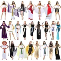 在飛比找露天拍賣優惠-cosplay萬圣節服裝女大人成人埃及艷后服飾阿拉伯衣服舞會
