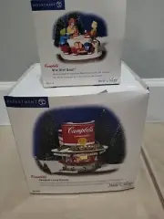 Vintage Department 56 Campbell’s Soup Can Snow Village building & accessory NRFB