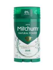 Mitchum Natural Power Bamboo Powder Deodorant Solid 2.7 OZ