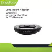 Lens Mount Adapter for Leica M L/M LM Mount lens to for EOS M EF-M Mount Camera