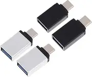 4 Pack USB c to USB Adapter Type c Converter for Phone Data Transferring and Charging Converter Type-c to USB 3.0 Adapter Compact and Easy to Use