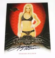 2015 Benchwarmer TAMARA WITMER Signature RED BACK Black Autograph Playboy TAKEN