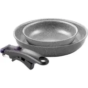 Ballarini "Vinci Frying Pan 20cm / 26cm Dedicated Handle 3 Piece Set Made in Ita
