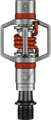 Crank Brothers Egg Beater 3 Dual Sided Clipless Pedals 9/16" Alloy, Red