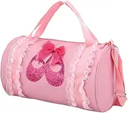 OFFSCH Girls Dance Bag Latin Ballet Bag Zipper Dance Backpack Easy to Carry and Store