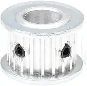 1pcs 3M-18T Alloy Pulley AF Shape Inner Bore 4/5/6/6.35/8 Mm Pulley Wheel Slot Width 11/16 Mm for 3M Rubber Belt Width 10/15 Mm(8x3x1.4 mm,for Belt Width-15mm)