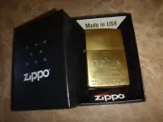 Year 2024 Brass Zippo Lighter with ROLEX of Geneva Watch logo + Box & Papers
