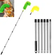 Gutter Cleaning Tools from The Ground, Gutter Cleaner with 2 Heads for Removi...