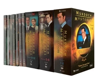 MURDOCH MYSTERIES: The Complete Series Seasons 1-18 DVD SET, NEW