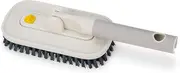 Joseph Joseph CleanTech 2-in-1 Tile Scrubber and Grout Brush with V-Shaped Bristles, Soft-Grip Handle
