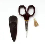 Cohana Fine Small Scissors Urushi Tamenuri Lacquer Finish Handcrafted HASEGAWA