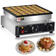110V Commercial Mini Dutch Pancake Maker ，36PCS Dutch Pancake Baker Machine ，...